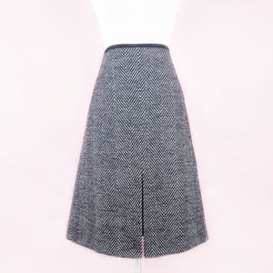 Ann Taylor Textured A Line Midi Skirt